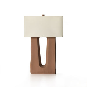 Cuit Table Lamp-Terracotta Ceramic