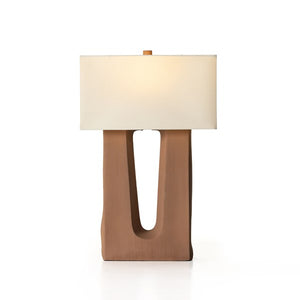 Cuit Table Lamp-Terracotta Ceramic