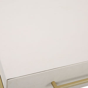 Uttermost Jewel Modern White Desk