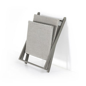 Allister Outdoor Folding Chair-Slate