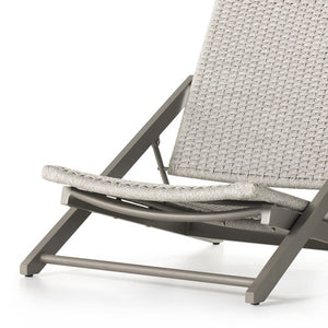 Allister Outdoor Folding Chair-Slate