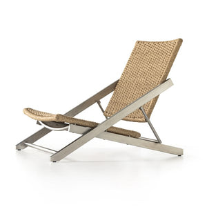 Allister Outdoor Folding Chair-Stainless