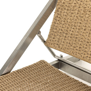 Allister Outdoor Folding Chair-Stainless