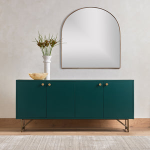 Georgina Wide Mirror-Polished Brass