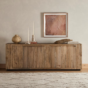 Abaso Sideboard-Rustic Wormwood Oak