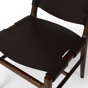Joan Dining Chair-Espresso Leather