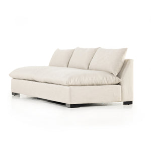 Grant Armless Sofa-94"-Ashby Oatmeal