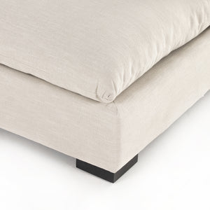 Grant Armless Sofa-94"-Ashby Oatmeal