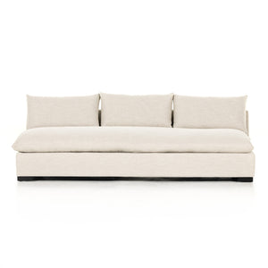 Grant Armless Sofa-94"-Ashby Oatmeal