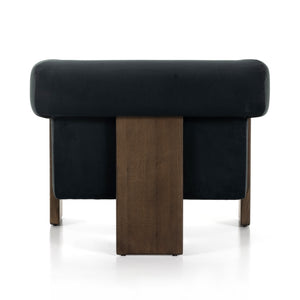 Cairo Chair-Modern Velvet Smoke