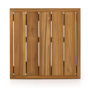 Merit Outdoor End Table-Natural Teak-Fsc