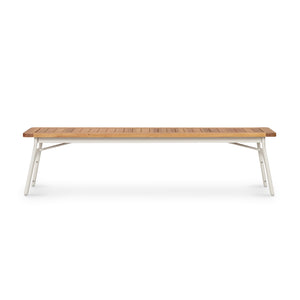 Kaplan Outdoor Dining Bench-Large-Auburn