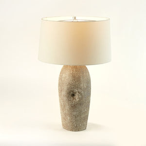Kusa Table Lamp-Vintage Brown Ceramic