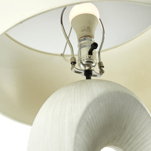 Komi Table Lamp-Textured Matte White
