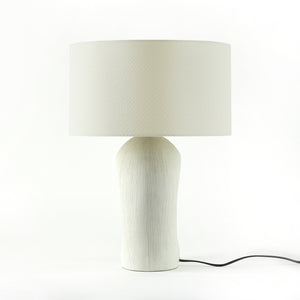 Komi Table Lamp-Textured Matte White