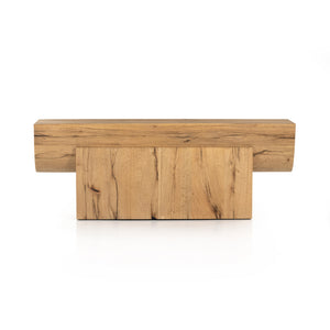 Elbert Console Table-Natural Oak