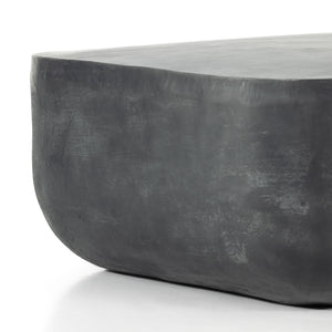 Basil Square Coffee Table-Aged Grey