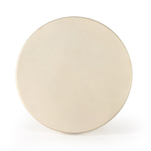Grecia Outdoor End Table-Large-White
