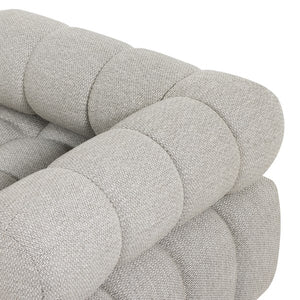 Roma Outdoor 3pc Sectional W/Ottoman-Ash