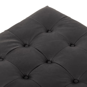 Halston Ottoman-Heirloom Black