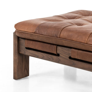 Halston Ottoman-Heirloom Sienna