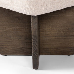 Chaz Small Ottoman-Alcala Sand