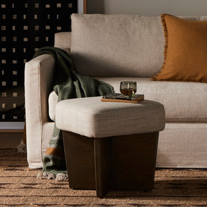 Chaz Small Ottoman-Alcala Sand