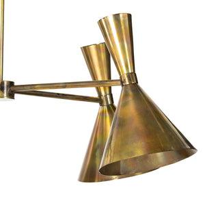 Clement Chandelier-Burnt Brass