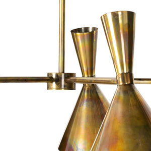 Clement Chandelier-Burnt Brass