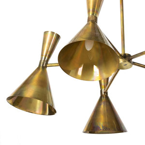 Clement Chandelier-Burnt Brass