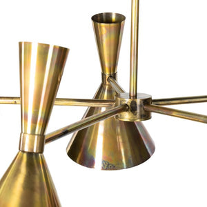 Clement Chandelier-Burnt Brass