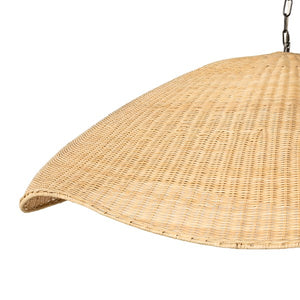Overscale Woven Rattan Pendant-Natural