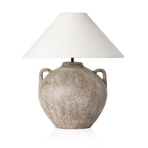 Mays Table Lamp-Vintage Brown Ceramic