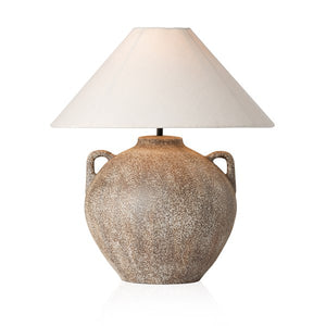 Mays Table Lamp-Vintage Brown Ceramic