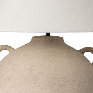 Mays Table Lamp-Light Sand Porcelain