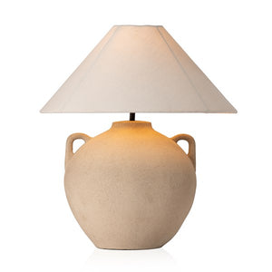 Mays Table Lamp-Light Sand Porcelain