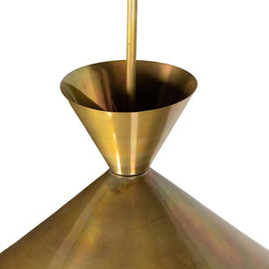 Clement Large Pendant-Burnt Brass
