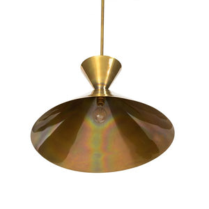 Clement Large Pendant-Burnt Brass