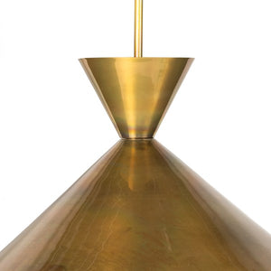Clement Large Pendant-Burnt Brass