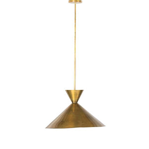 Clement Large Pendant-Burnt Brass
