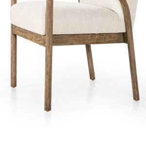 Rosie Dining Armchair-San Remo Oat