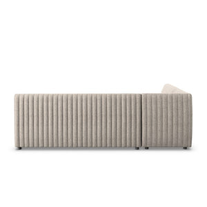 Augustine Dining Banq L Shp 100"-Ntrl