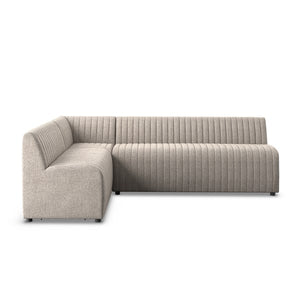 Augustine Dining Banq L Shp 100"-Ntrl