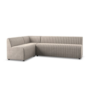 Augustine Dining Banq L Shp 100"-Ntrl
