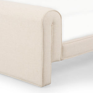 Mitchell Bed-Thames Cream-Queen