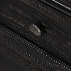 Toulouse Executive Desk-Distressed Black