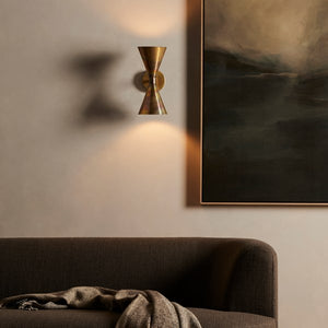 Clement Sconce-Burnt Brass