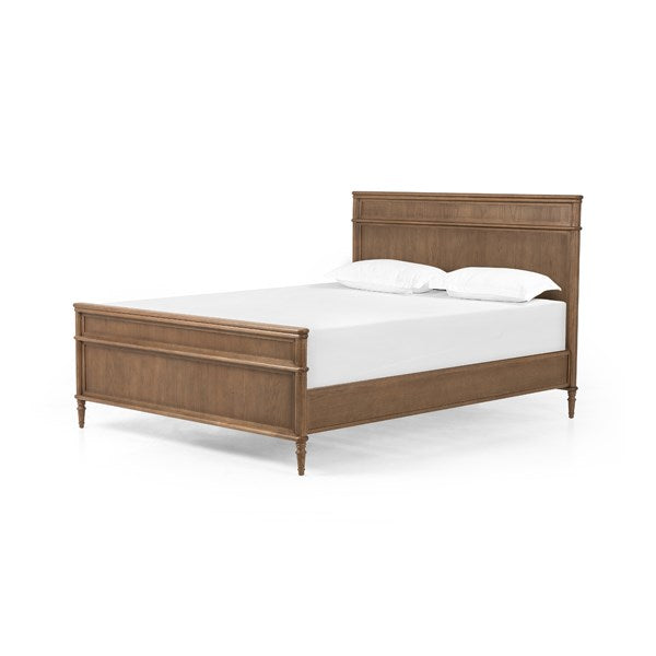 Toulouse Bed-Toasted Oak-Queen