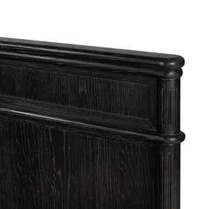 Toulouse Bed-Distressed Black-King