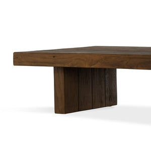 Encino Outdoor Coffee Table-Brown